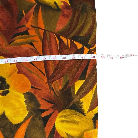 VTG Jams World African / Tropical Floral Dress M With Buttons, Pockets, and Slit - Picture 8 of 15